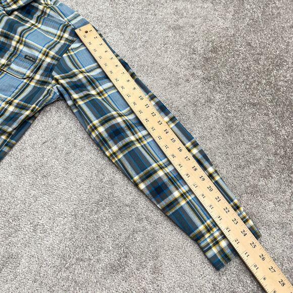 Eddie Bauer Classic Fit Flannel Shirt Men Medium Multi Plaid Casual Outdoor NWOT - Picture 12 of 13
